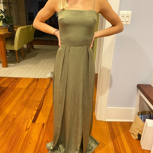 Lucy in the Sky Dresses Olive Green Prom Dress Lucy In The Sky